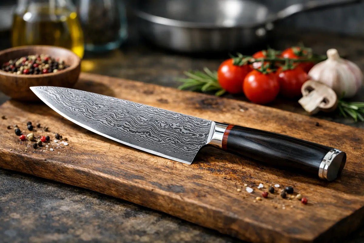 Cuchillo chef damasco 67 capas: vale la pena