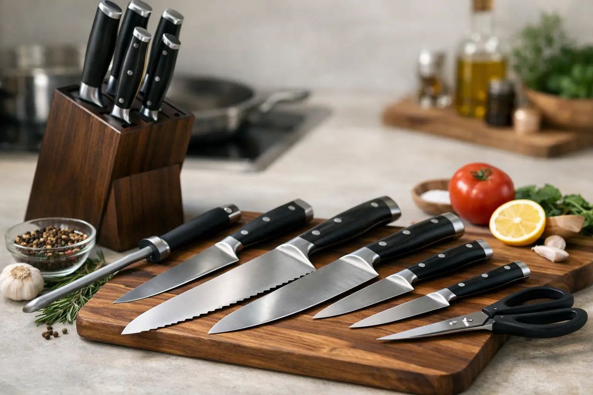 Cómo elegir un set de cuchillos de cocina premium