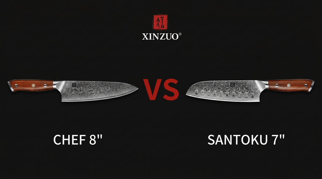 Cuchillo Chef vs. Santoku: ¿Cuál necesitas en tu cocina?