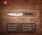 Cuchillo Xinzuo Utilitario 5 Pulgadas Acero Inoxidable B35-WY