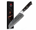 Cuchillo Xinzuo Santoku 7 Pulgadas Acero Damasco
