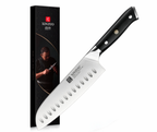 Cuchillo Xinzuo Santoku 7 Pulgadas Acero Inoxidable