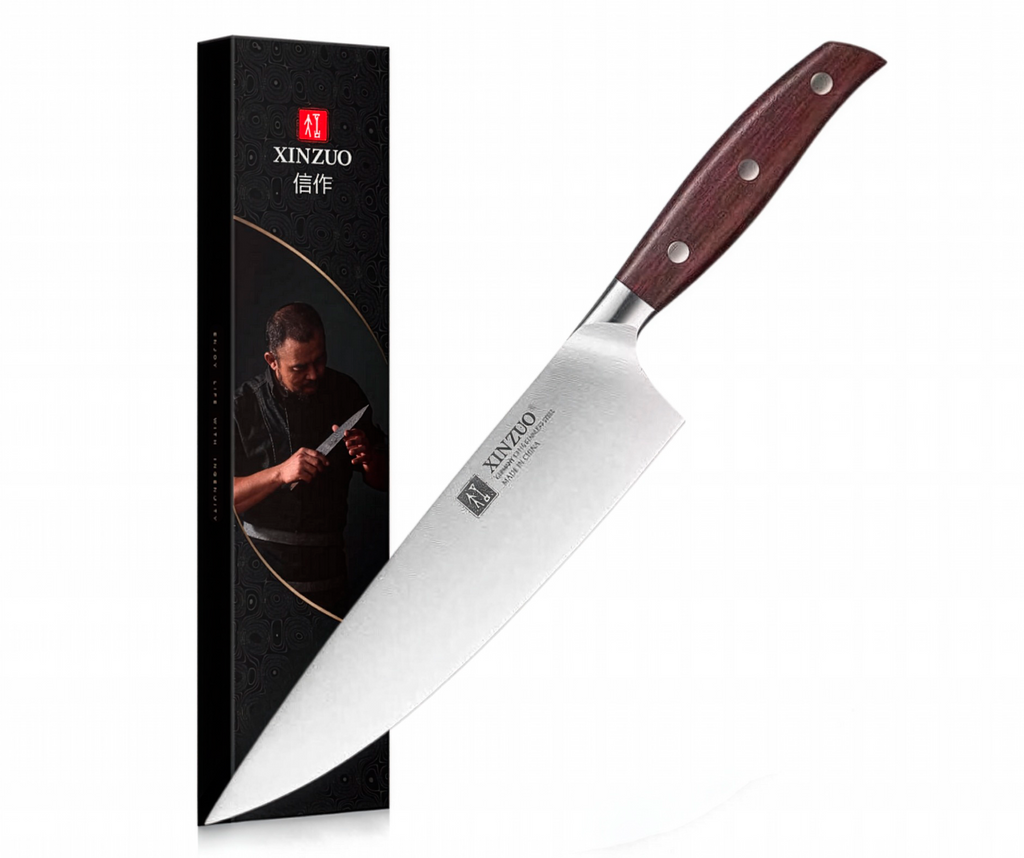 Cuchillo Xinzuo del Chef 8 Pulgadas Acero Inoxidable B35-CS