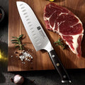 Cuchillo Santoku 7" · Serie B13S-RS | Acero Alemán 1.4116 · Ébano | XINZUO