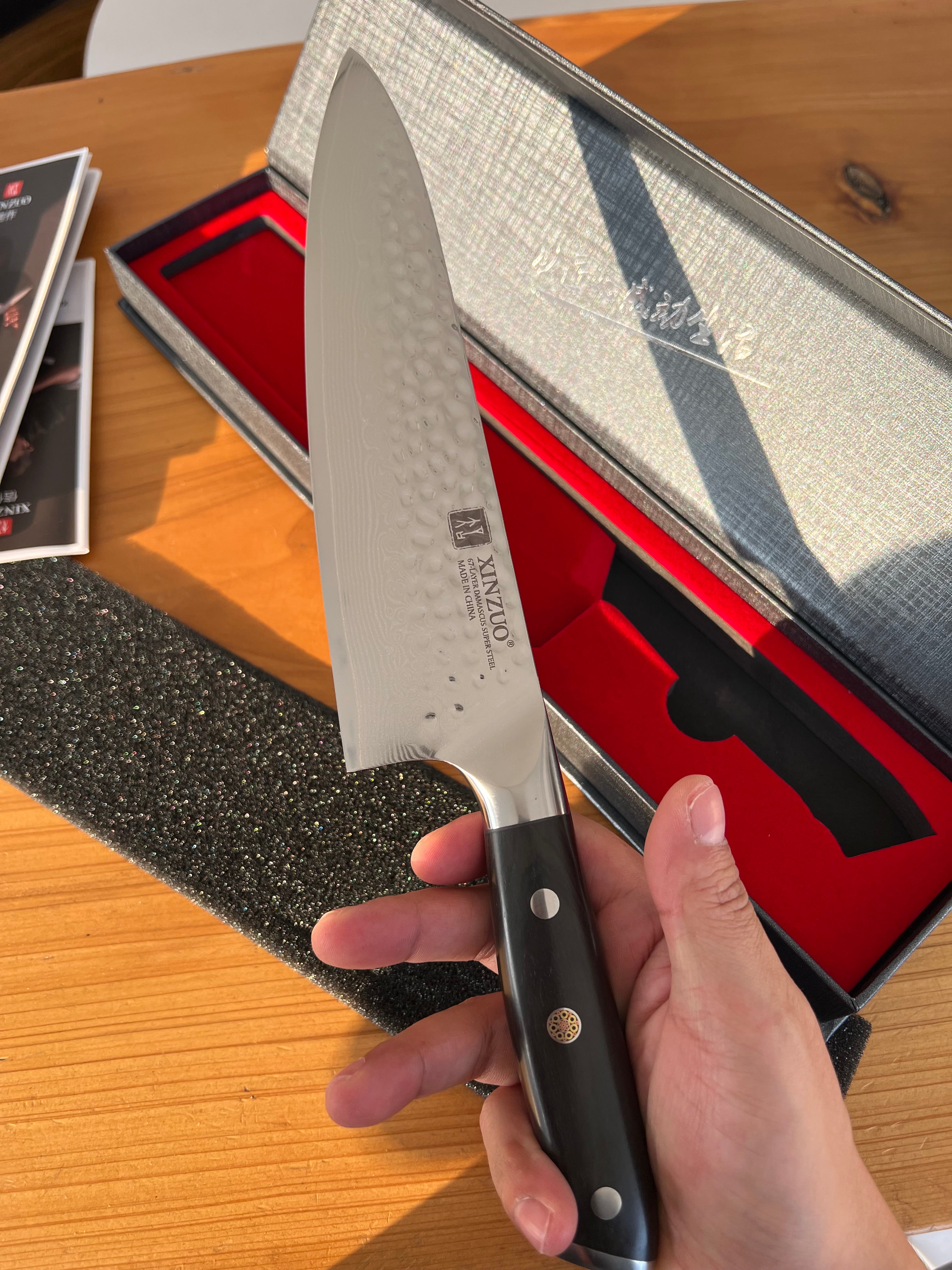 Cuchillo Xinzuo Chef 8 Pulgadas Acero Damasco B13H-CS