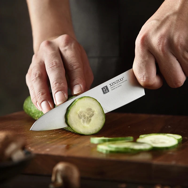 Cuchillo Xinzuo Utilitario de 5 Pulgadas Acero Inoxidable