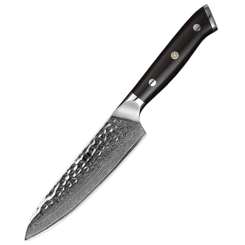 Cuchillo Xinzuo Utilitario 5 Pulgadas Acero Damasco