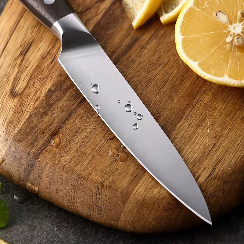 Cuchillo Utilitario 5" · Serie B35-WY | Acero Alemán · Sándalo | XINZUO