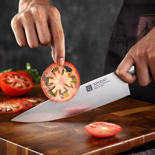 Cuchillo Chef 8" · Serie B35-CS | Acero Alemán · Sándalo | XINZUO