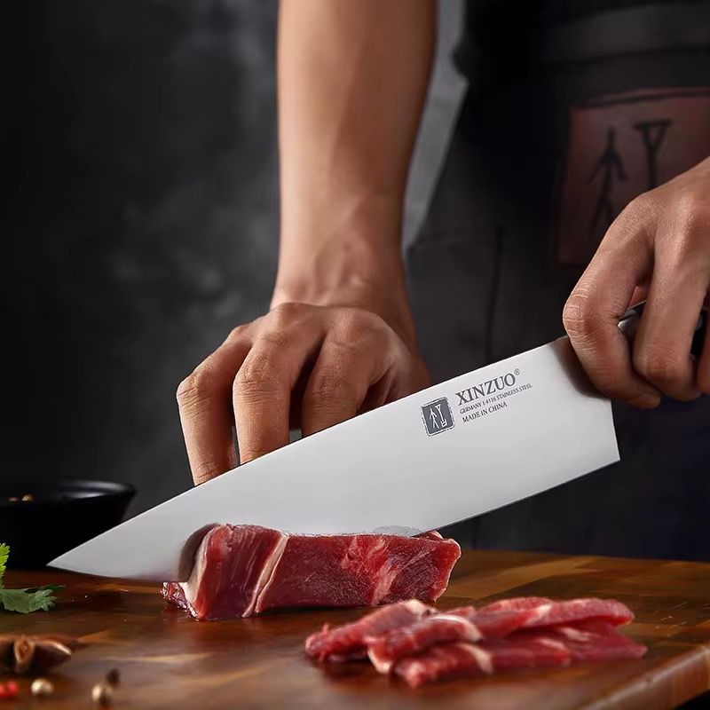 Cuchillo Chef 8" · Serie B35-CS | Acero Alemán · Sándalo | XINZUO