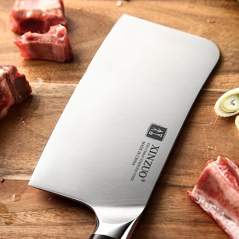 Cuchillo Hacha 6.5" · Serie B13S-KG | Acero Alemán 1.4116 · Ébano | XINZUO