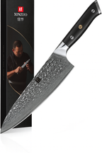 Cuchillo Xinzuo Chef 8 Pulgadas Acero Damasco B13H-CS